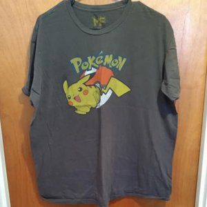 Pokemon Pikachu Grey Tshirt